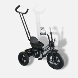 Triciclo Para Niño Musical Con Guiador Negro